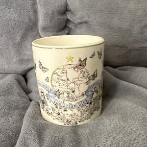 Dior Cream and Gray Decorative Mug